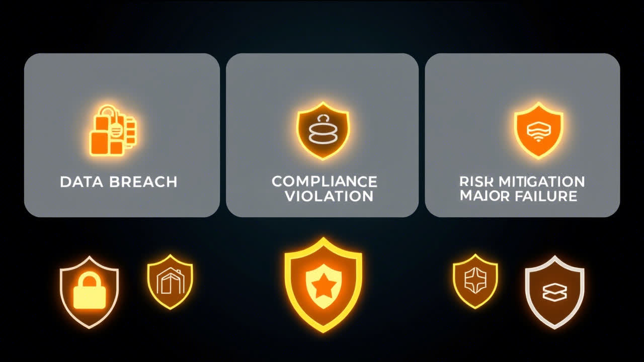 Visual showing a compliance checklist with multiple regulations